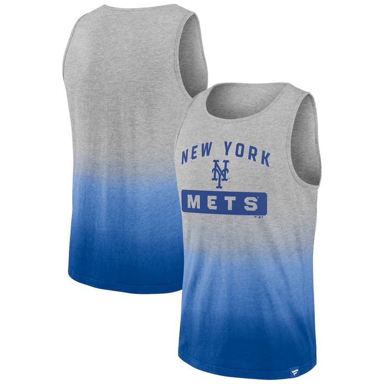Fanatics Branded Gray/royal New York Mets Our Year Tank Top