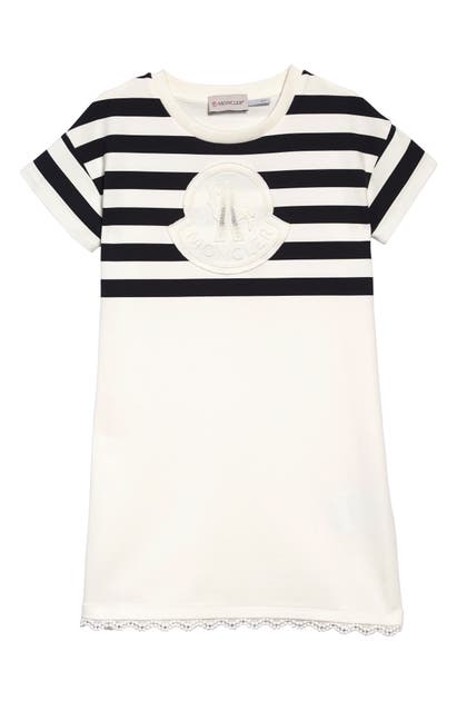 MONCLER STRIPE LOGO DRESS,E19548573650809AC