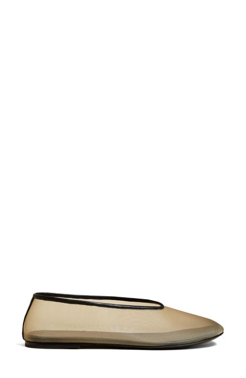 Khaite Womens Mercy Leather-trim Mesh Pumps Beige Comb In Black/beige