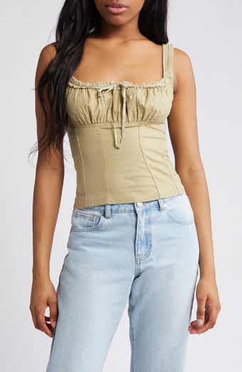 Urban Outfitters, Tops, Urban Outfitters Out From Under Modern Love Corset  In Limited Edition Rare Brown
