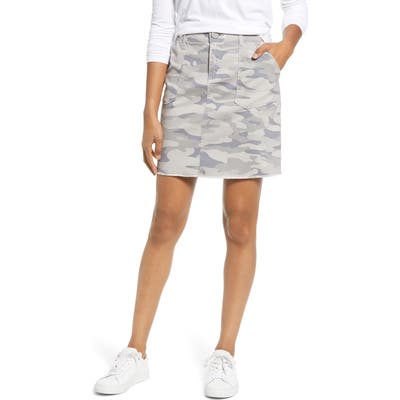 Wit & Wisdom Camo Print Skirt, Brown (Nordstrom Exclusive)