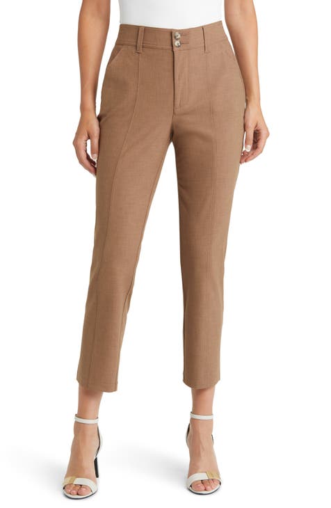 Women's Brown Straight-Leg Pants | Nordstrom