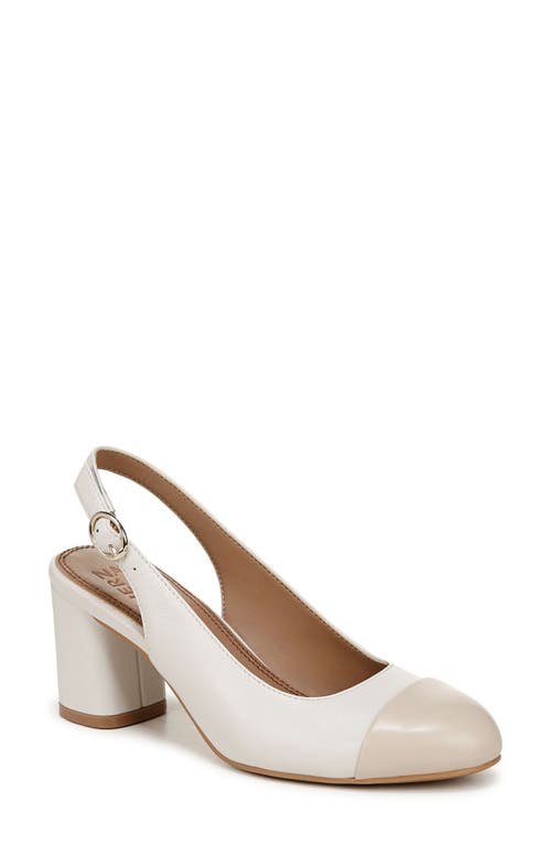 Naturalizer Sophie Slingback Pump In Warm White/porcelain