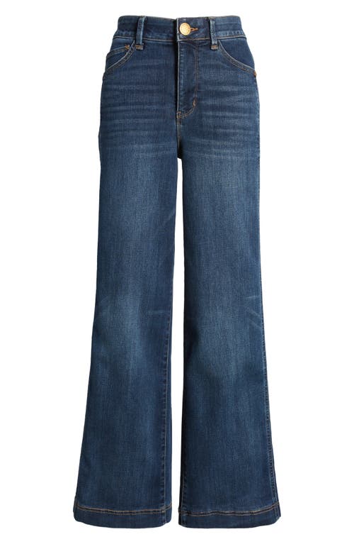 Shop Wit & Wisdom 'ab'solution Skyrise High Waist Wide Leg Jeans In Blue/indigo