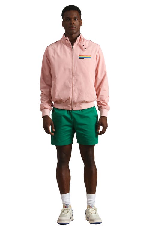 Members Only Bobbi Iconic Racer Jacket In Light Pink