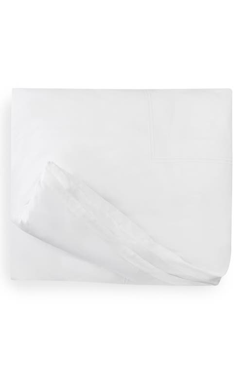 Shop Sferra Grande Hotel Duvet Cover In White/white