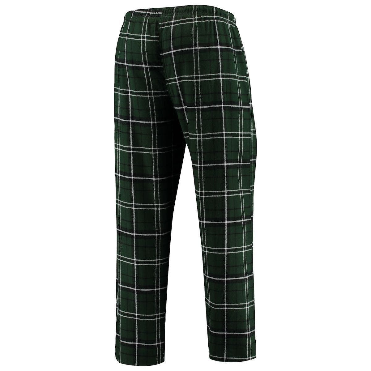 Concepts Sport Milwaukee Bucks Mens Pajama Pants Plaid Pajama Bottoms 