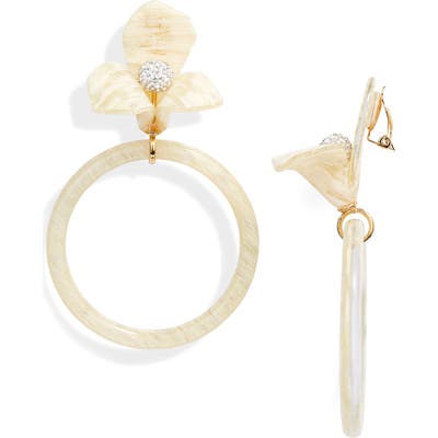 Lele Sadoughi Memphis Trillium Hoop Earrings