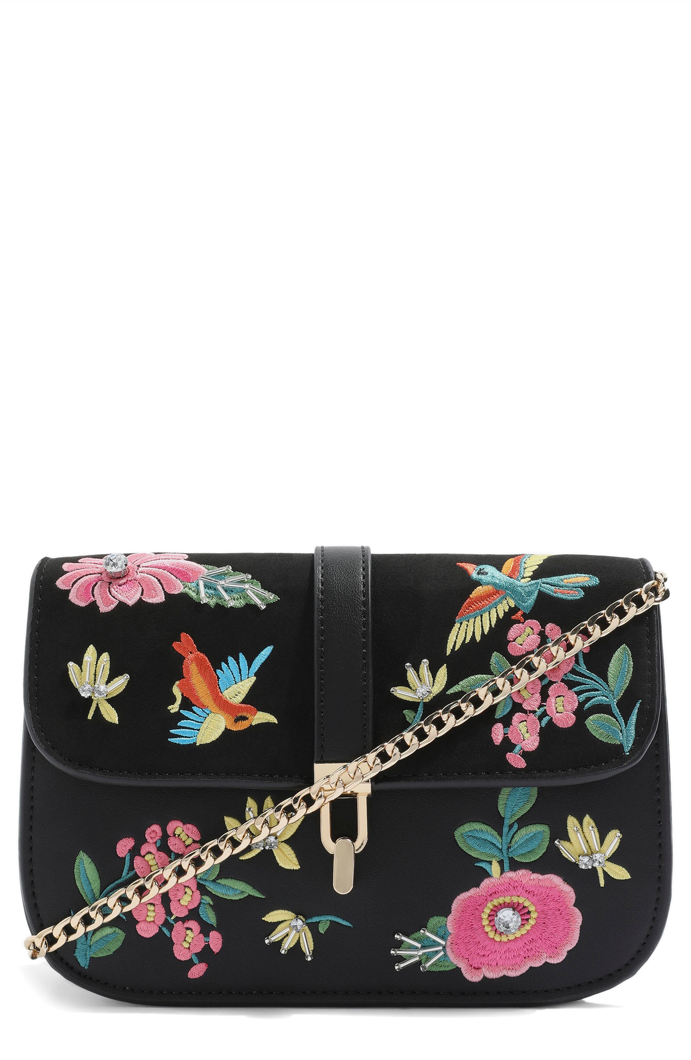 Hummingbird Embroidered Crossbody Bag Nordstrom