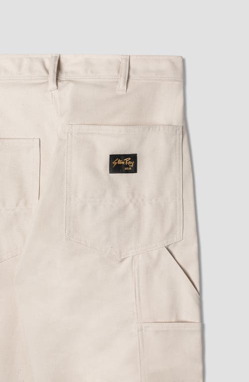 Shop Stan Ray Relaxed Straight Leg Painter Pants In Natural Drill