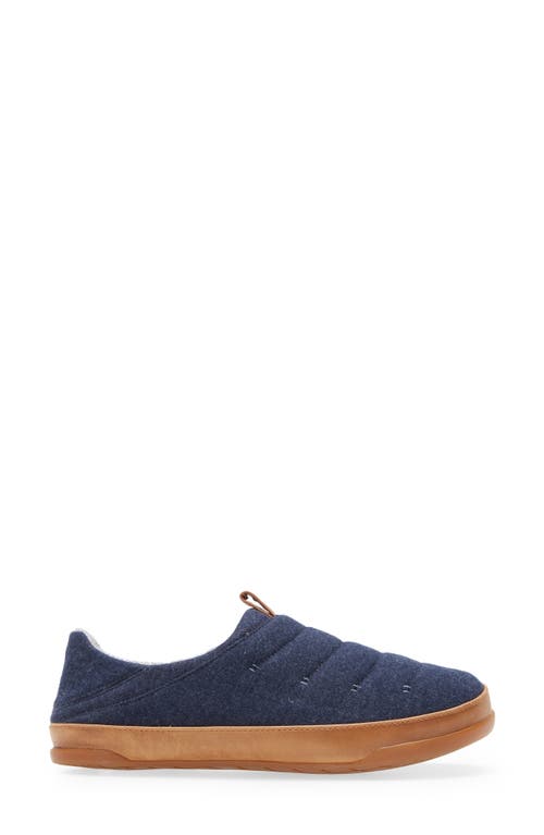 Olukai Mahana Convertible Quilted Slipper In Trench Blue/trench Blue