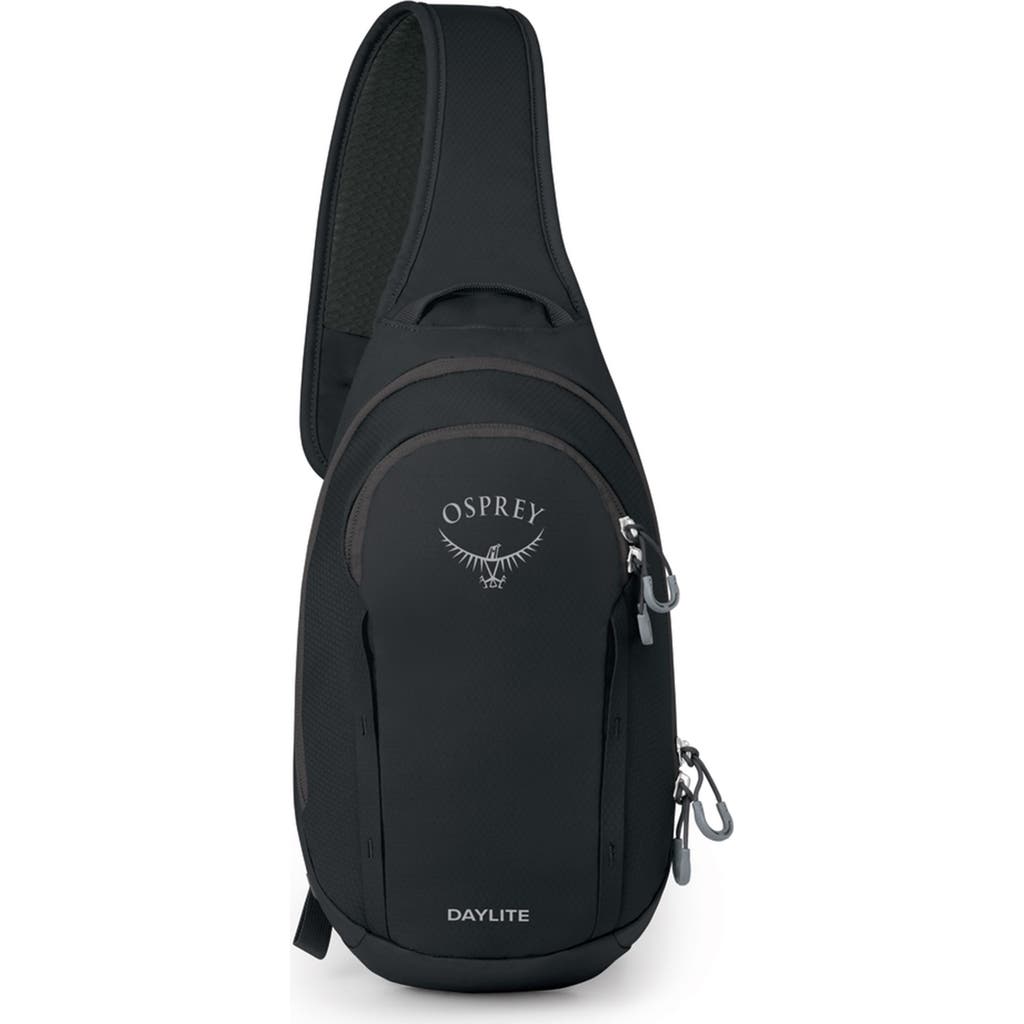 Osprey Daylite Water Repellent Sling Backpack in Black/black