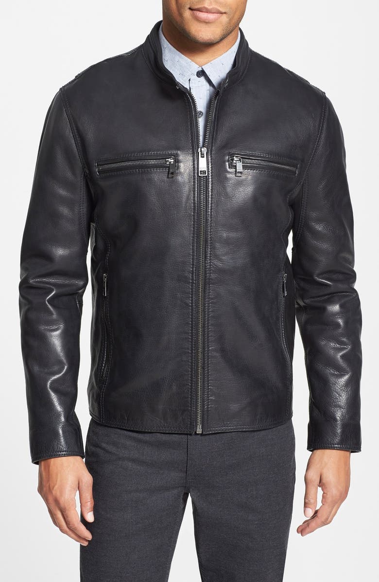 Lamar Leather Moto Jacket