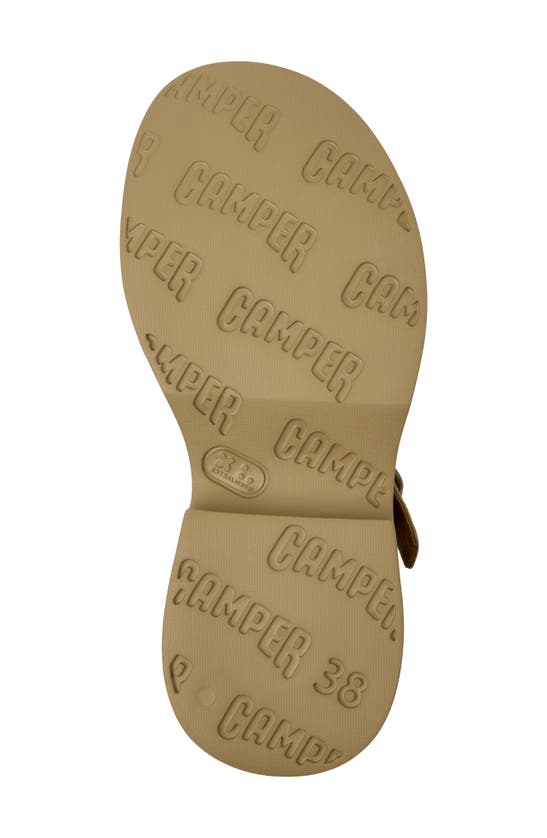 Shop Camper Tasha Ankle Strap Wedge Sandal In Medium Brown