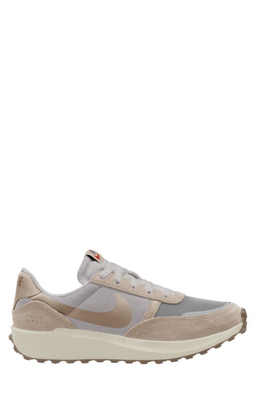 Nike Waffle Debut Sneaker In Iron Ore/sanddrift/silver