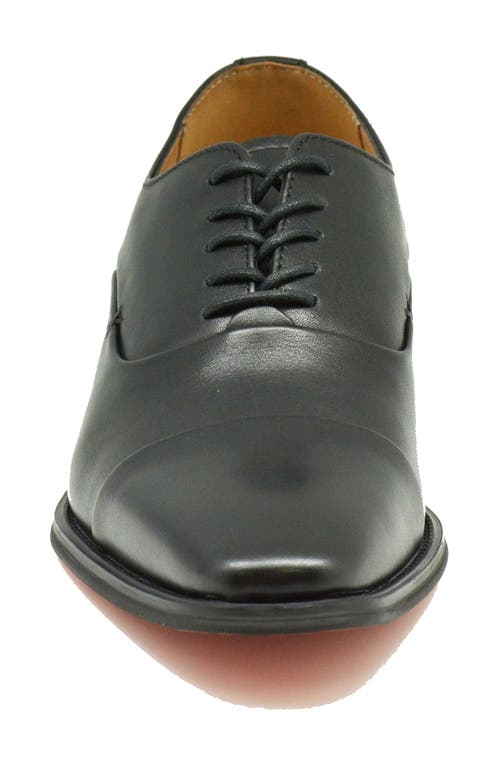 La Milano Winn Cap Toe Oxford In Black