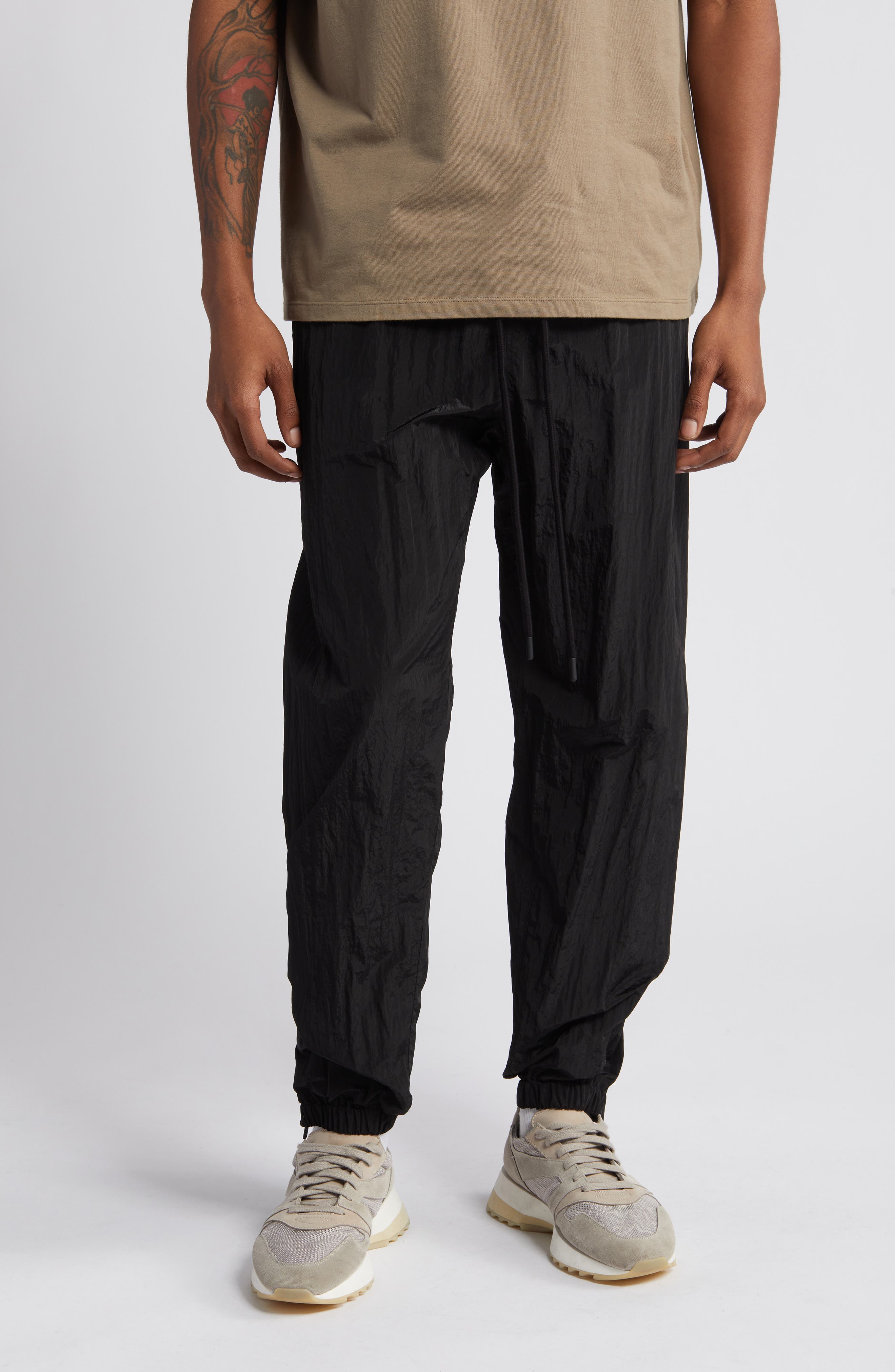 Stretch Nylon Track Pants