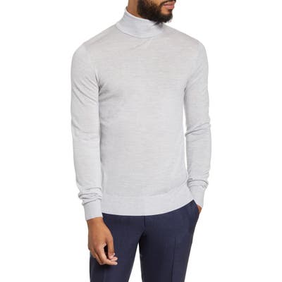Tiger Of Sweden Nevile Wool Turtleneck Sweater, Grey