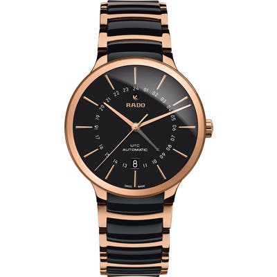 Rado Centrix Automatic Ceramic Bracelet Watch, 40Mm