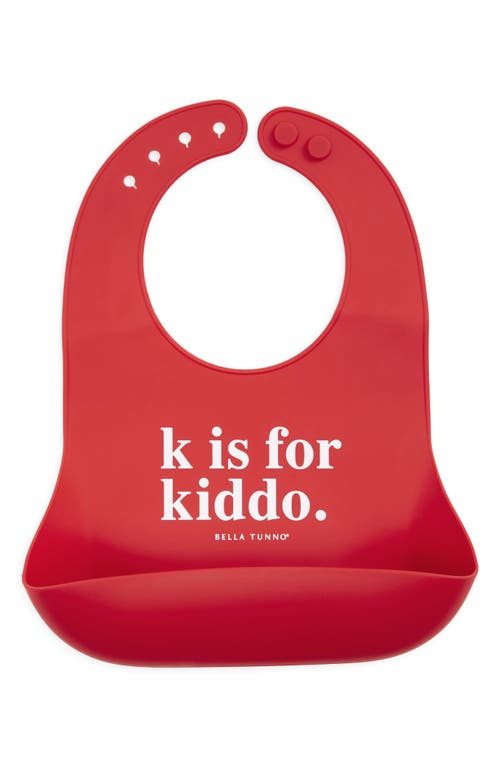 Shop Bella Tunno K For Kiddo Wonder Bib In Red