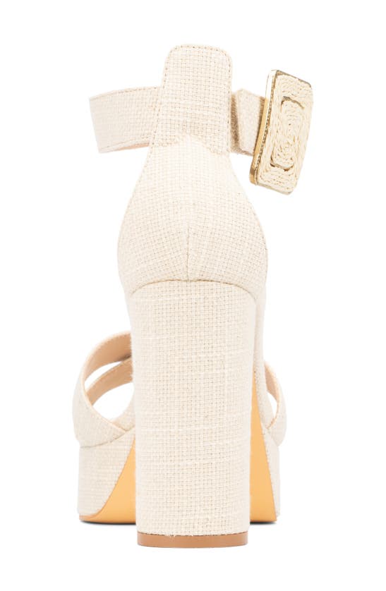 Fashion To Figure Women's Layla Wide Width Heels Sandals In Natural