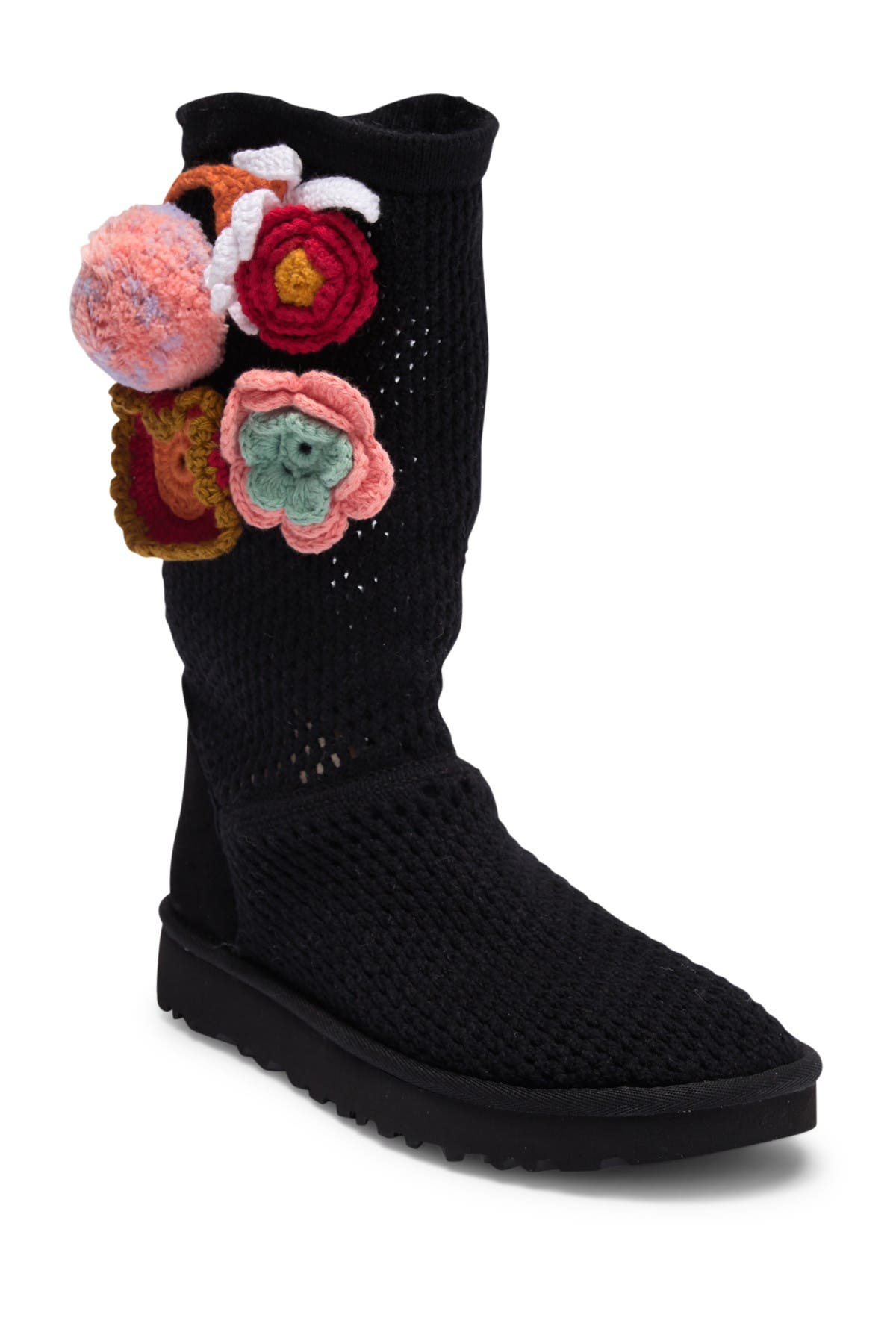 UGG | Classic Floral Crochet Genuine 