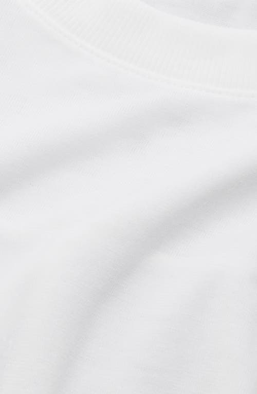 Shop Nike One Relaxed Dri-fit Top In White/black