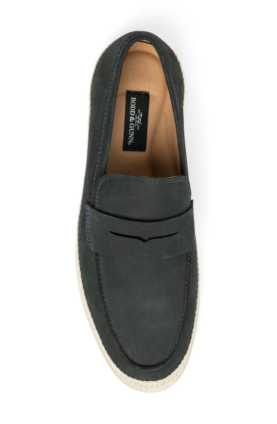 Shop Rodd & Gunn Huaraki Jute Loafer In Indigo