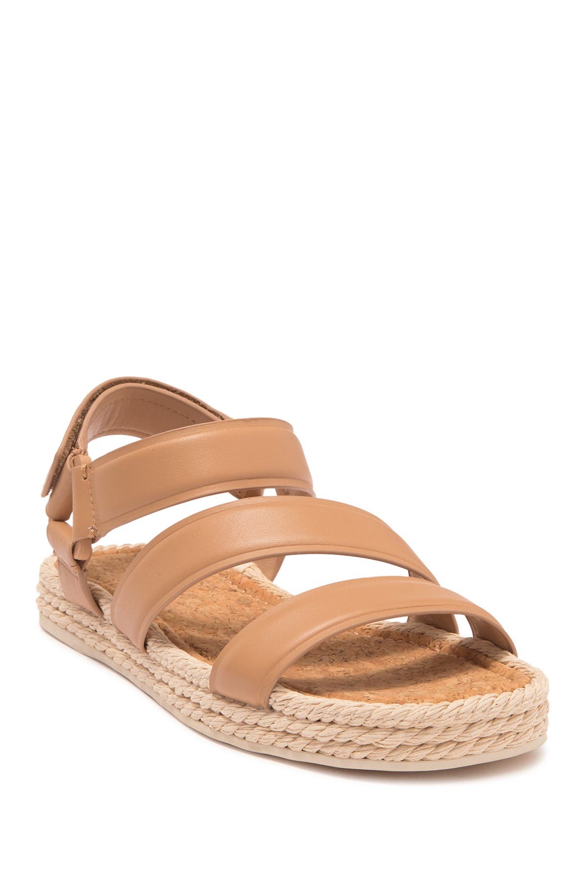 Vince Elian Leather Espadrille Sandal In Open Brown2