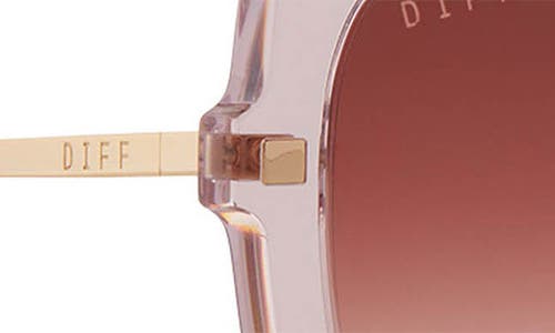 Shop Diff Sandra 55mm Gradient Square Sunglasses In Dusk Gradient