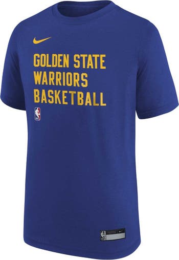 Women's Golden State Warriors Nike Royal Practice Performance T-Shirt