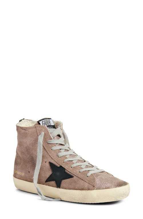 Golden Goose Francy High Top Sneaker In Grey/black