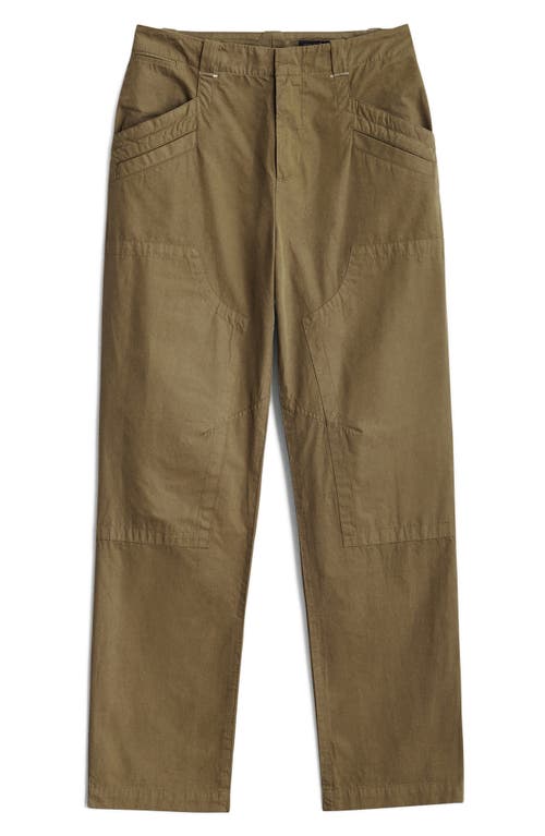 Shop Rag & Bone Malia Cotton Cargo Pants In Olive