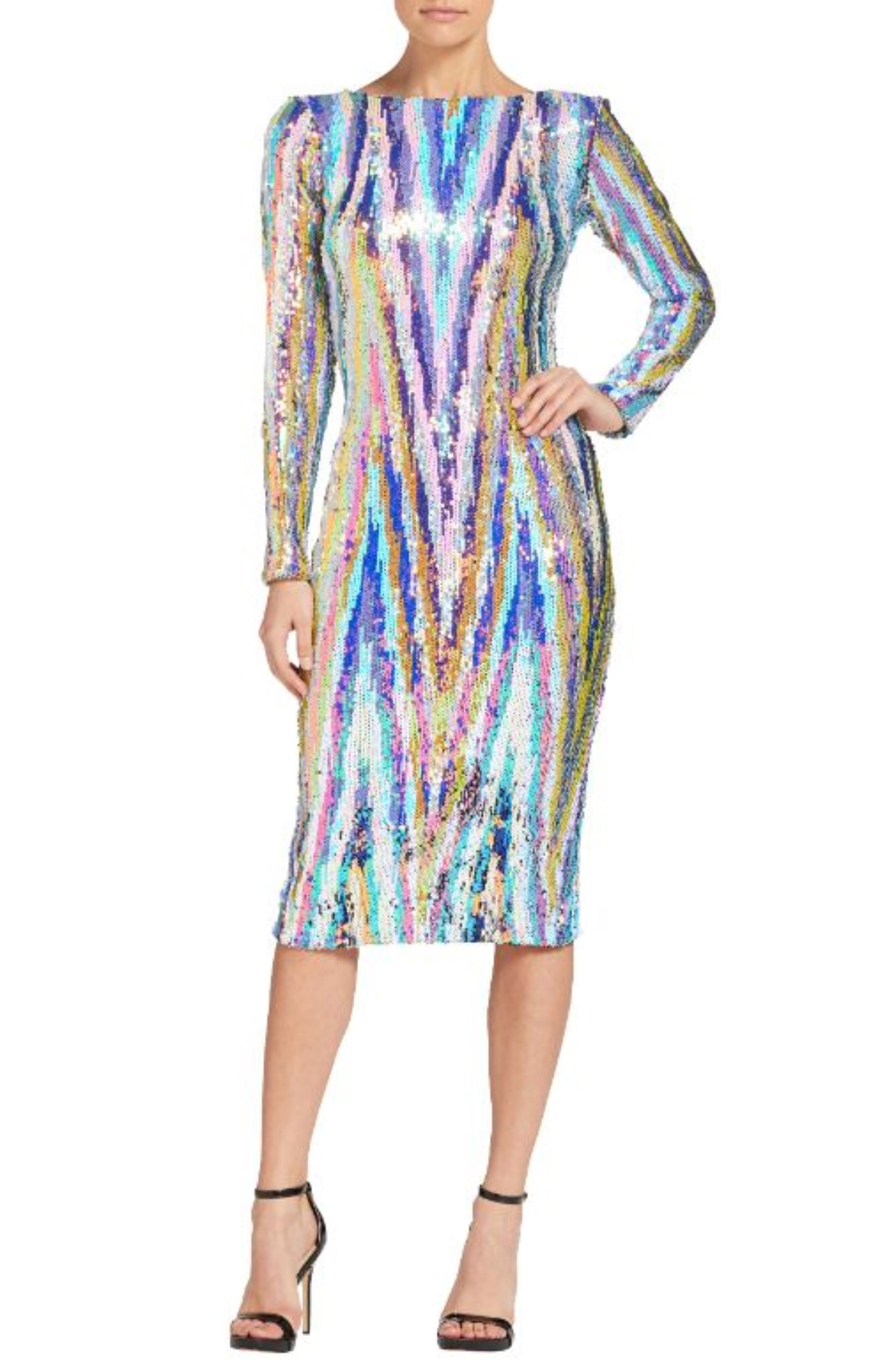 Dress The Population Emery Sequin 