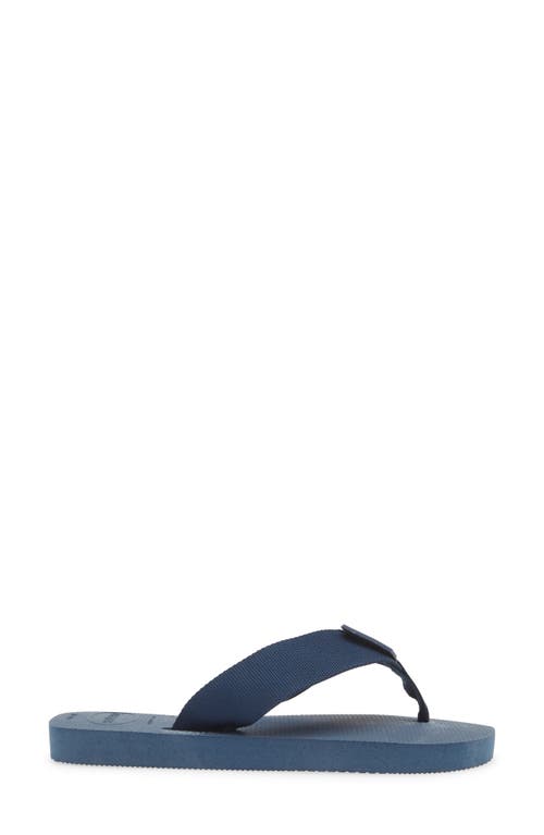 Havaianas Urban Basic Water Friendly Flip Flop In Indigo Blue
