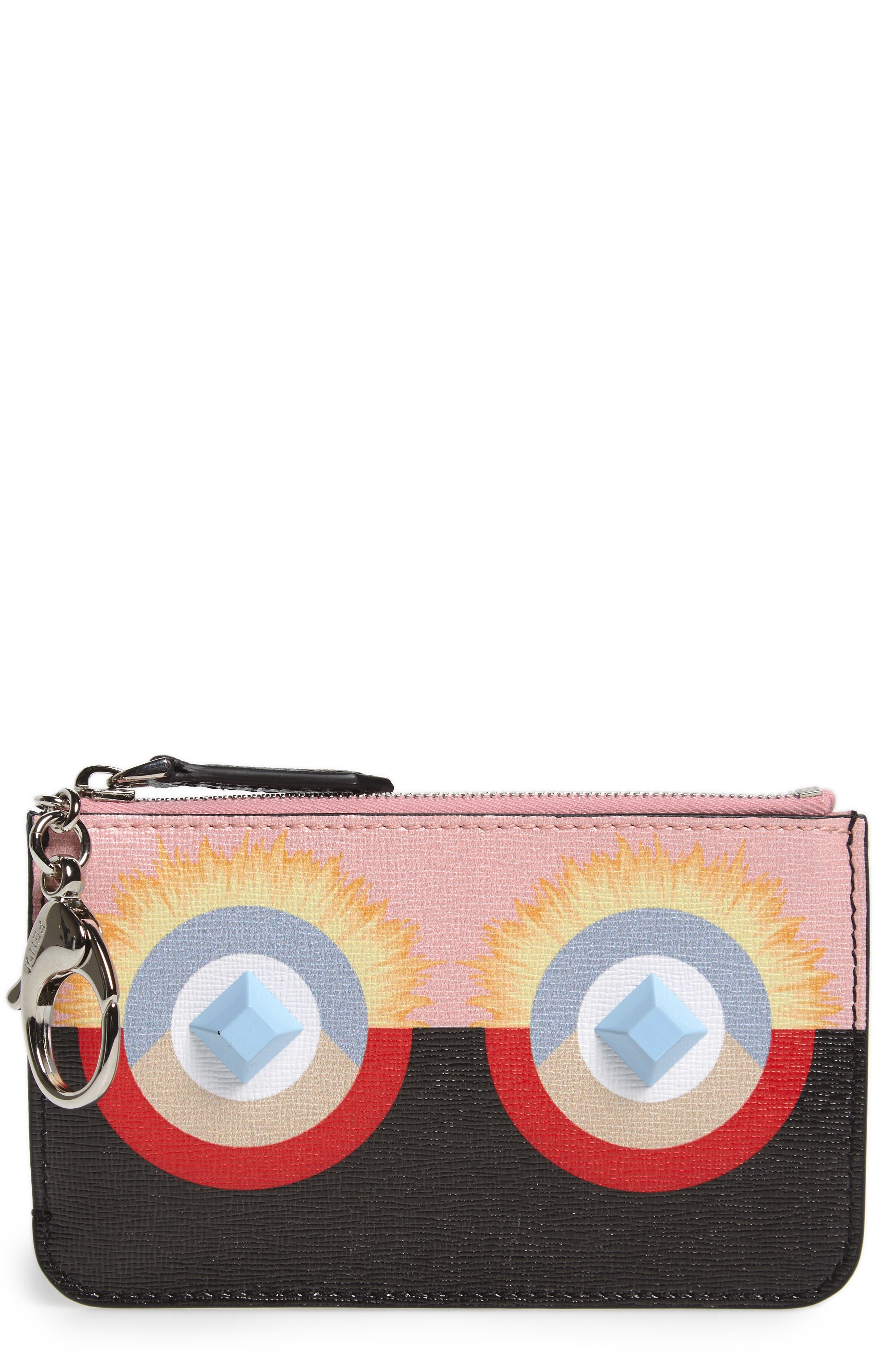 fendi monster key pouch