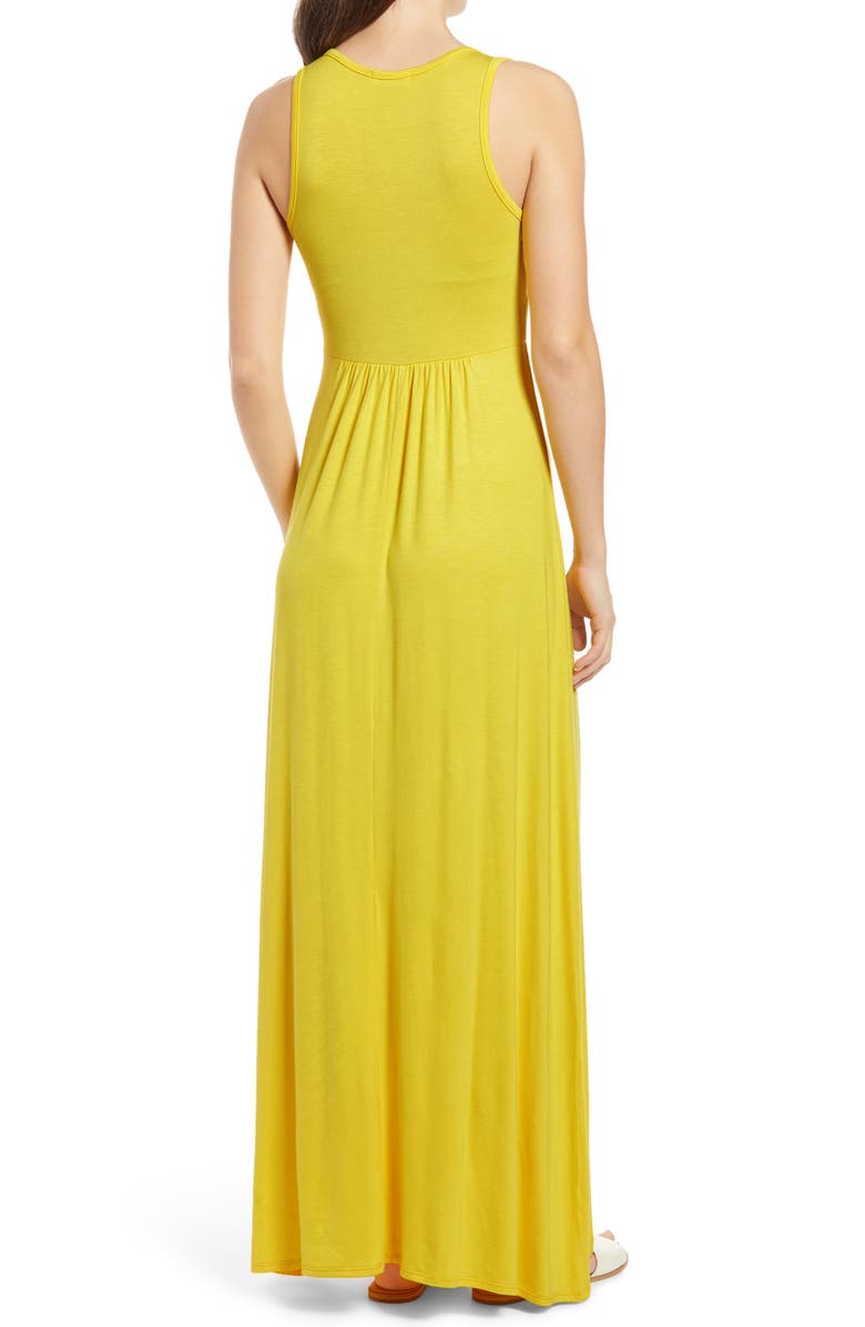Loveappella V-Neck Jersey Maxi Dress | Nordstrom