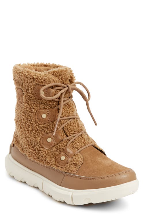 SOREL Explorer II Joan Insulated Lace-Up Boot in Delta Fawn at Nordstrom, Size 7.5