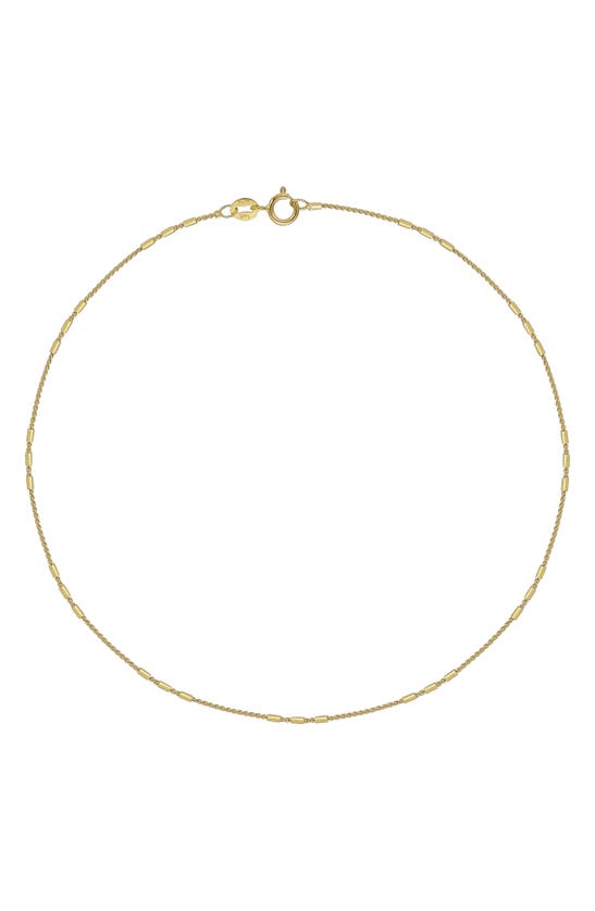 Bony Levy Icon 14k Gold Chain Anklet In 14k Yellow Gold
