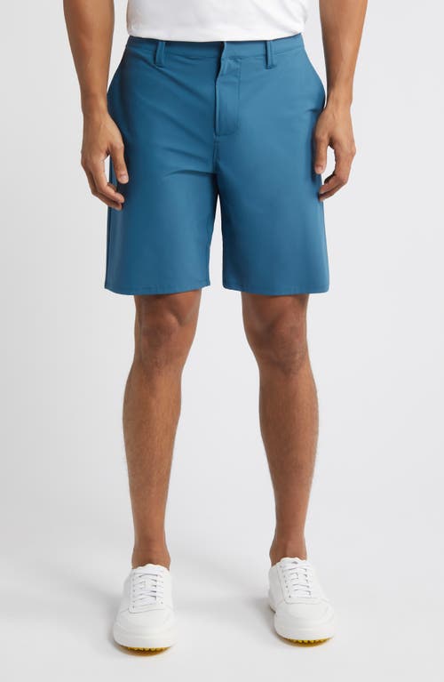 Torrey 9-Inch Performance Golf Shorts in Teal Seagate