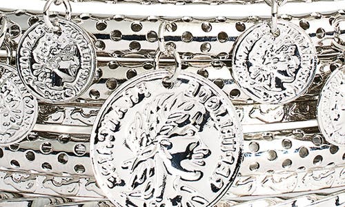Nordstrom Rack Set Of 8 Assorted Bangle Bracelets In Rhodium