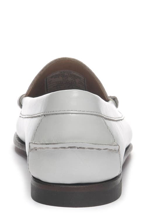 Shop Sebago Danielle Pop Loafer In White