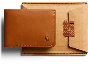 Bellroy Hide & Seek, slim leather wallet, RFID editions available (Max. 12  cards and cash) - RangerGreen