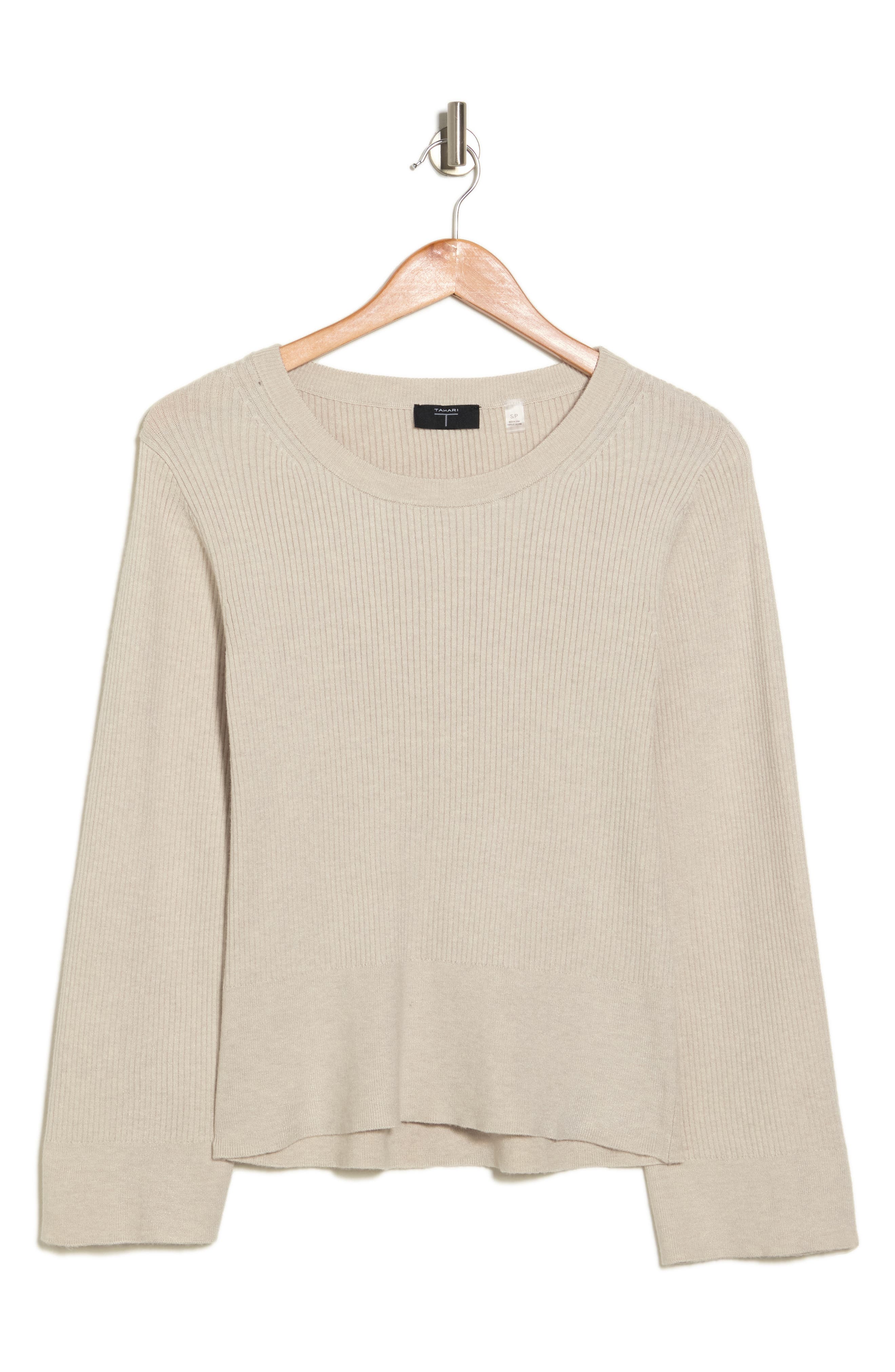 T-Tahari Lace Trim Sweater