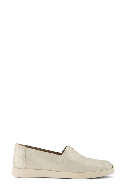 Shop Toms Alpargata Plus Slip-on In Light Silver