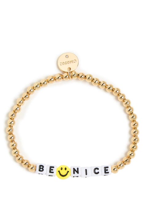 Miz Casa & Co Pearl Letter H Bracelet