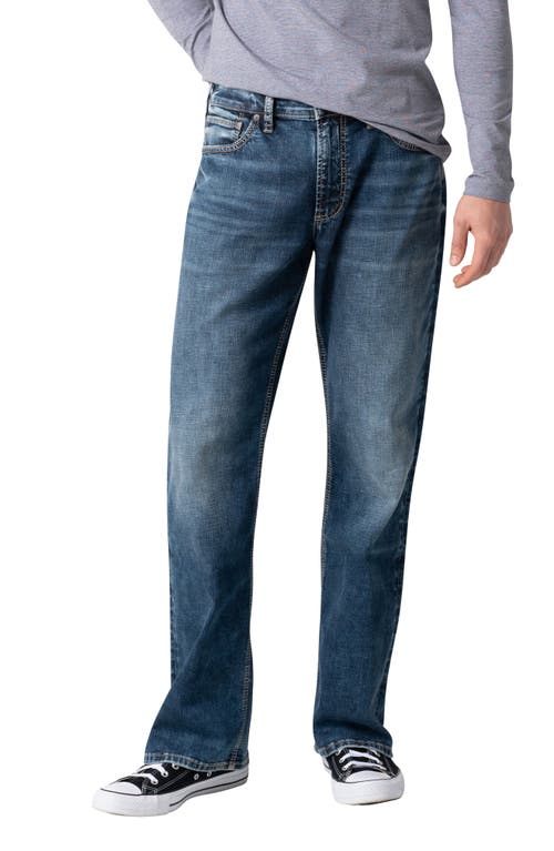 Silver Jeans Co. Zac Relaxed Fit Straight Leg Jeans in Indigo at Nordstrom, Size 32 X 30