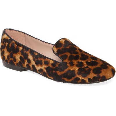 Taryn Rose Andrea Genuine Calf Hair Loafer, Brown