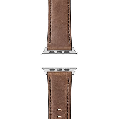Shinola Leather Apple Watch Strap