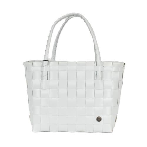 Shop Handed By Paris Recycled Plastic Tote Bag In Misty Grey